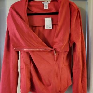 Carman Fuchsia Suede Like Blazer size L